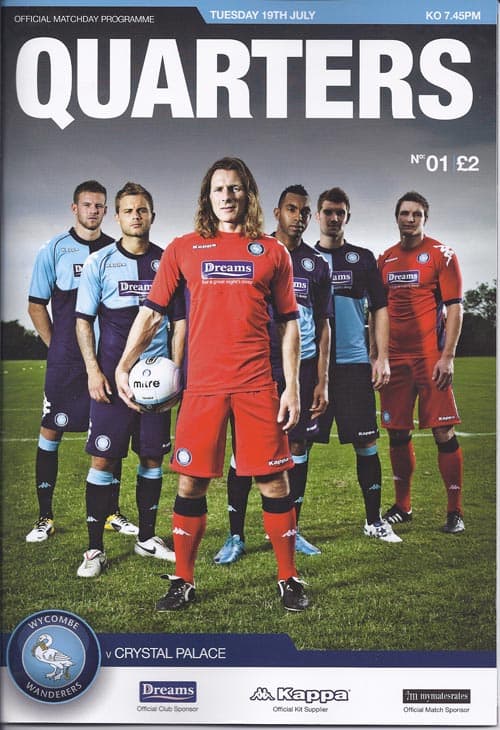 Wycombe Wanderers FC v Crystal Palace FC